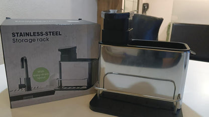 3 in 1 Kitchen Sink Caddy Stand